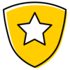 badge with star icon